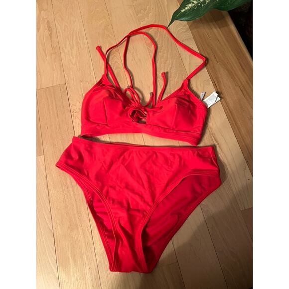 Cupshe Red Bikini Set - Picture 7 of 7